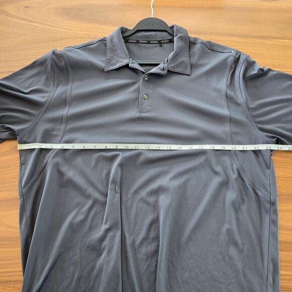 Ogio Mens Polo Golf Shirt Performance Short Sleeve XXL Gray uniform minimalist - Picture 7 of 10